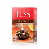 Чай листовой черный Tess Orange 100 г (лист смородины, яблоко, апельсин)