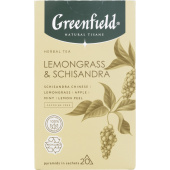 Чай травяной Greenfield Natural Tisane Lemongrass & Schisandra 20 пакетиков