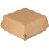Коробка для бургеров DoEco Eco Burger L 120x120x70 мм крафт (150 штук в упаковке)