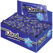 Жевательная резинка Dirol Морозная Мята 272 г (100 штук в упаковке)