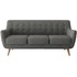Диван трехместный M28 Picasso темно-серый (ткань)