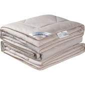 Одеяло 1.5-спальное Medsleep Aries 140x200 см стеганое с кантом бежевое