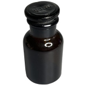 Склянка с пробкой 60 мл широкое горло темная купить в интернет-магазине товаров для офиса и дома ТопГрад с доставкой