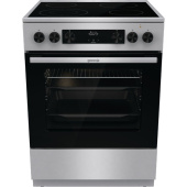 Плита электрическая Gorenje GECS6C70XC стандартной ширины серая  (стеклокерамика, 4 конфорки, 71 литр)