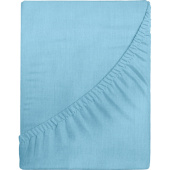 Простыня на резинке Verossa Aqua 160x200x30 см сатиновая 130 г/кв.м  голубая