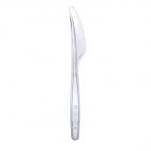 Нож одноразовый Комус Бюджет прозрачный 180 мм 50 штук в упаковке