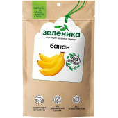 Бананы сушеные Зеленика Здоровый фруктовый перекус 20 г купить в интернет-магазине товаров для офиса и дома ТопГрад с доставкой
