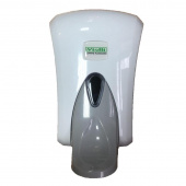 Дозатор для жидкого мыла Vialli локтевой пластиковый белый 1 л