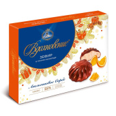 Зефир Вдохновение апельсиновое сорбе в темном шоколаде 245 г купить в интернет-магазине товаров для офиса и дома ТопГрад с доставкой