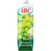 Нектар АВС яблочно-виноградный 1 л купить в интернет-магазине товаров для офиса и дома ТопГрад с доставкой