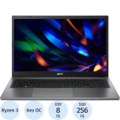 Ноутбук Acer Extensa 15 EX215-23 15.6" Gray AMD Ryzen 3 7320U/8 ГБ/SSD  256 ГБ/AMD Radeon 610M (NX.EH3CD.008)
