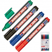 Набор маркеров для досок Edding 363/4S 4 цвета (толщина линии 1-5 мм)