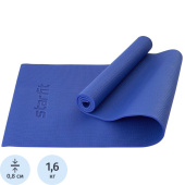 Коврик для йоги Starfit FM-101 PVC 183x61х0.8 см темно-синий купить в интернет-магазине товаров для офиса и дома ТопГрад с доставкой