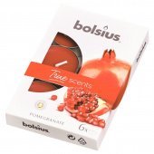 Набор свечей ароматических Bolsius Гранат (6 штук в упаковке, 12х1.8х8 см)