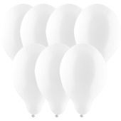 Шары надувные Пастель Экстра White 30 см (50 штук в упаковке)