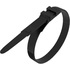 Стяжка (хомут) Rexant 260x9 мм чёрная 100 штук в упаковке (07-0269) купить в интернет-магазине товаров для офиса и дома ТопГрад с доставкой