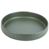 Блюдо фарфоровое Nouvelle Home Scandi Green Olive диаметр 245 мм зеленое (артикул производителя 0860061)
