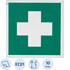 Знак безопасности наклейка Аптечка первой медицинской помощи EC01 200х200 мм фотолюминесцентный (10 штук) купить в интернет-магазине товаров для офиса и дома ТопГрад с доставкой