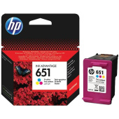 Картридж струйный HP 651 C2P11AE цветной оригинальный