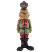 Фигурка декоративная Солдатик-зайка (21x8x6.5 см, 813143)
