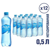 Вода питьевая негазированная Аква Минерале 0.5 л купить в интернет-магазине товаров для офиса и дома ТопГрад с доставкой