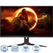 Монитор 23.8'' AOC 24G2SPAE/BK чёрный/красный