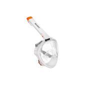 Маска для плавания Bradex белая/оранжевая купить в интернет-магазине товаров для офиса и дома ТопГрад с доставкой