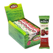 Батончик мюсли DiYes Вишня без сахара (36 штук по 25 г) купить в интернет-магазине товаров для офиса и дома ТопГрад с доставкой
