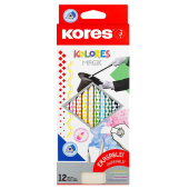 Карандаши цветные Kores Kolores MagiK Kores 12 цветов трехгранные (93315)