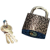 Замок навесной 32 мм серый