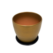 Горшок для цветов Вещицы 4.7 л бронзовый (21х20 см)