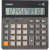 Калькулятор настольный Casio DH-12-BK-S-EH/EP 12-разрядный черный 151x159x28 мм