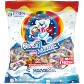 Конфеты жевательные Essen Белый Мишка с дроблёным арахисом 500 г купить в интернет-магазине товаров для офиса и дома ТопГрад с доставкой