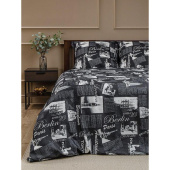 Постельное белье Amore Mio Trip BLK 93843 (2-спальное, микрофибра)