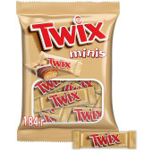Шоколадный батончик Twix мини 184 г купить в интернет-магазине товаров для офиса и дома ТопГрад с доставкой