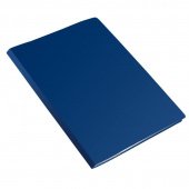 Папка с зажимом Attache A4 0.35 мм синяя (до 120 листов)