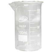 Стакан лабораторный В-1-100 ТС с делениями 100 мл купить в интернет-магазине товаров для офиса и дома ТопГрад с доставкой
