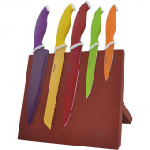 Набор ножей Winner нержавеющая сталь 6 предметов разноцветные (WR-7329)