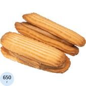 Печенье сдобное Северная столица Полоска песочная с вареной сгущенкой  650 г купить в интернет-магазине товаров для офиса и дома ТопГрад с доставкой