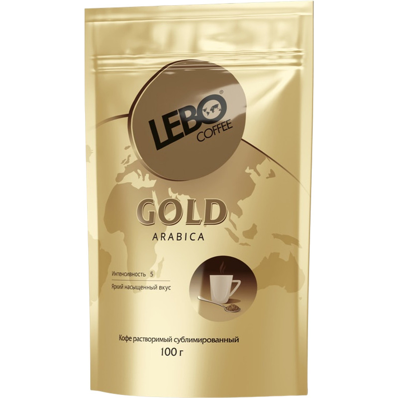 Кофе растворимый Lebo Gold 100 г (пакет)