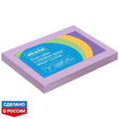 Стикеры Attache Simple 76х51 мм пастельные фиолетовые (1 блок на 100 листов)
