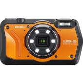 Фотоаппарат Ricoh WG-6 GPS черный/оранжевый (S0003852/S0003859)