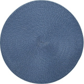 Салфетка сервировочная (плейсмат) Nouvelle Daily Casual line 38x38 см  синяя (4 штуки в упаковке)