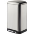Ведро мусорное Luscan 30 л нержавеющая сталь с педалью с крышкой  серебристое (61.5x32.5x34.5 см)