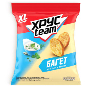 Сухарики Хрустим багет со вкусом сметаны и зелени 100 г