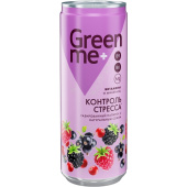 Напиток среднегазированный GreenMe Plus Stress Control 0.33 л купить в интернет-магазине товаров для офиса и дома ТопГрад с доставкой