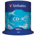 Диск CD-R Verbatim 0,7 GB 52x (100 штук в упаковке)
