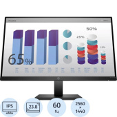 Монитор 23.8" HP P24q G4 чёрный (8MB10AA)
