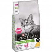 Корм для стерилизованных кошек с чувствительным пищеварением сухой Purina Pro Plan С курицей 10 кг