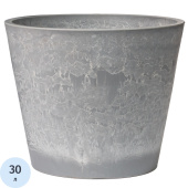 Горшок для цветов GreenShip 30 л светло-серый (33x41 см)